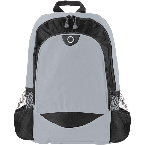 Benton 15" laptop backpack - Solid Black / Grey