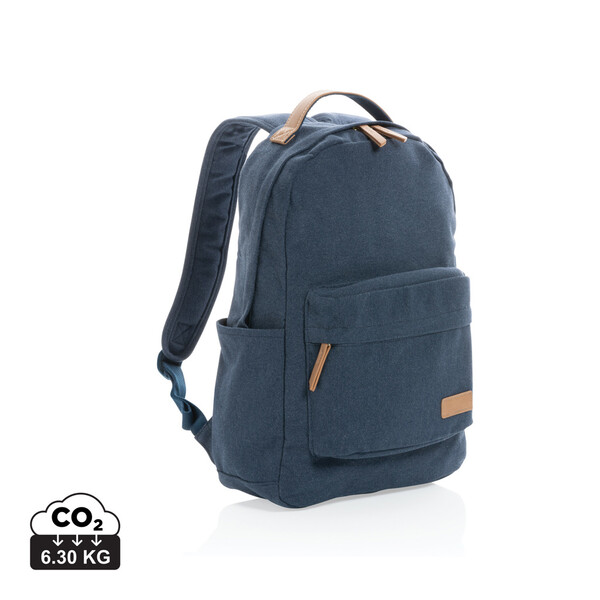 Sac à dos Impact AWARE™ en toile 16oz recyclé - Bleu