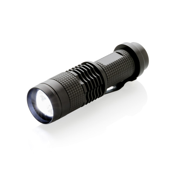 Kompakte 3W Cree Taschenlampe - Schwarz