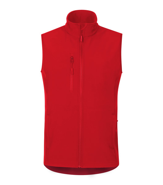 Softshellová Vesta Pánska Malfini® Trail - Červená / 3XL
