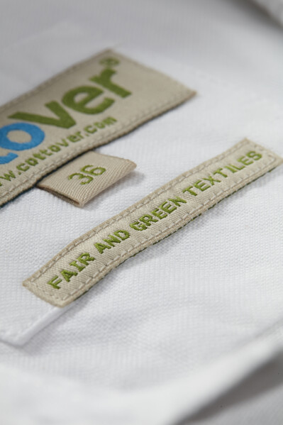 Cottover Gots Oxford Shirt L/S Lady white 46