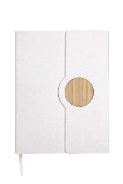 Eco notebook set A5,recycled cardboard,bamboo pen