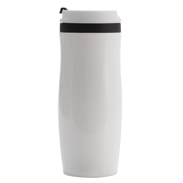390 ml Viki thermal mug - Black / White