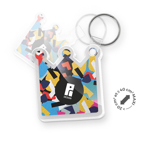 KEY RING CREATION PMMA EP 3mm MAXI 40 cm2