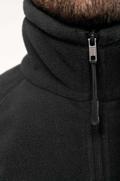 Jakna MARCO mikroflis s patentnim zatvaračem - Crna / 3XL