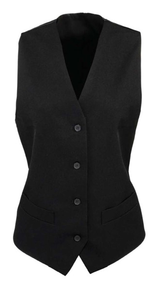 Women's Lined Polyester Waistcoat - XXS