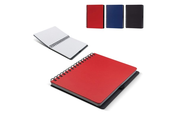 Spiral notebook recycled paper A5 - Black