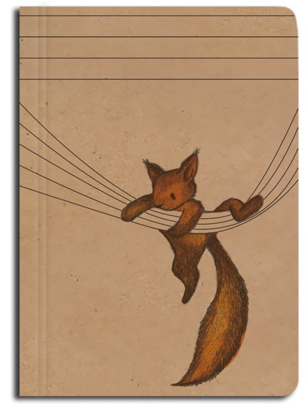 Notes Linkovaný - A6 - Kraft - Liška