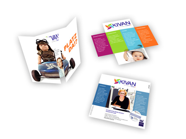 LogoLoop a folding card of various dimensions - custom made