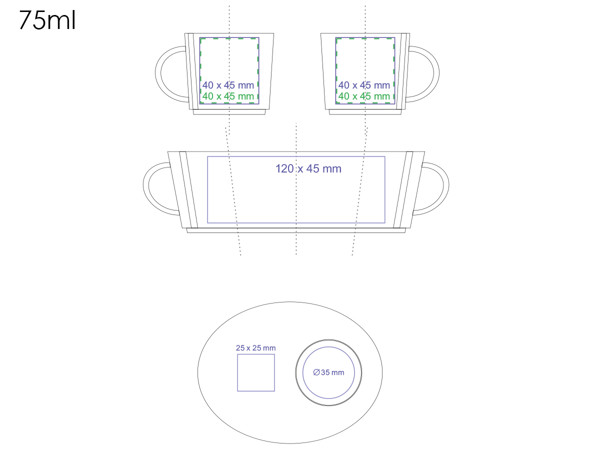 Lucas Set - White / 350 ml