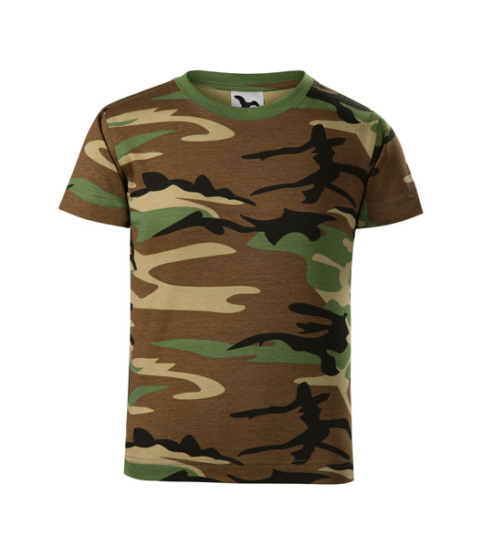Tričko Dětské Malfini® Camouflage - Camouflage Brown / 122 cm/6 let