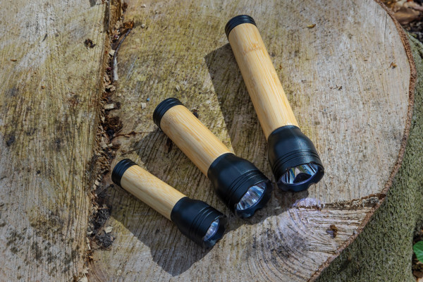 Lucid 3W RCS certified recycled plastic & bamboo torch