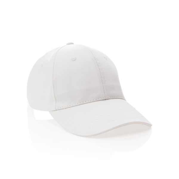 Impact 6 Panel Kappe aus 280gr rCotton mit AWARE™ Tracer - Weiß