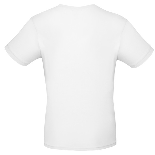 T-Shirt B&C #E150, Tam. Grande Branco - 100% Algodão (Investindo Em Better Cotton) - Branco / 3XL