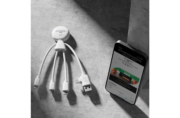 Xoopar Mr. Bio smart cable, NFC,recycled plastic
