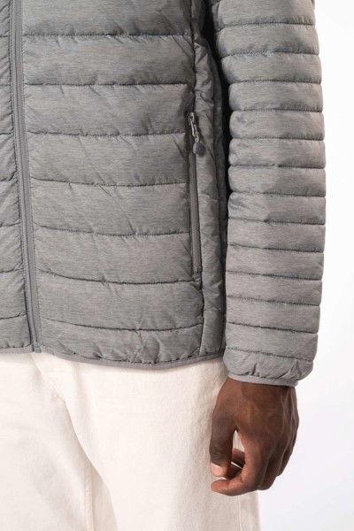 Men's Lightweight Hooded Padded Jacket - Light Royal Blue / XL