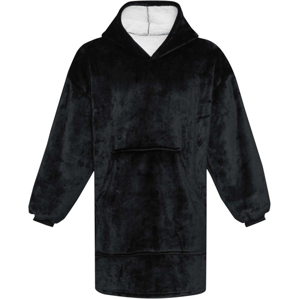 Denali GRS hoodie blanket - Solid Black