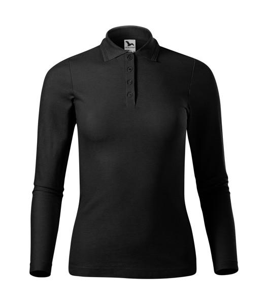 Polokošile Dámská Malfini® Pique Polo Ls - Černá / M