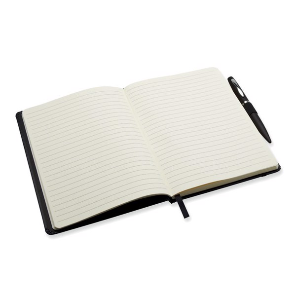 A5 note book with pen Notaplus - Black