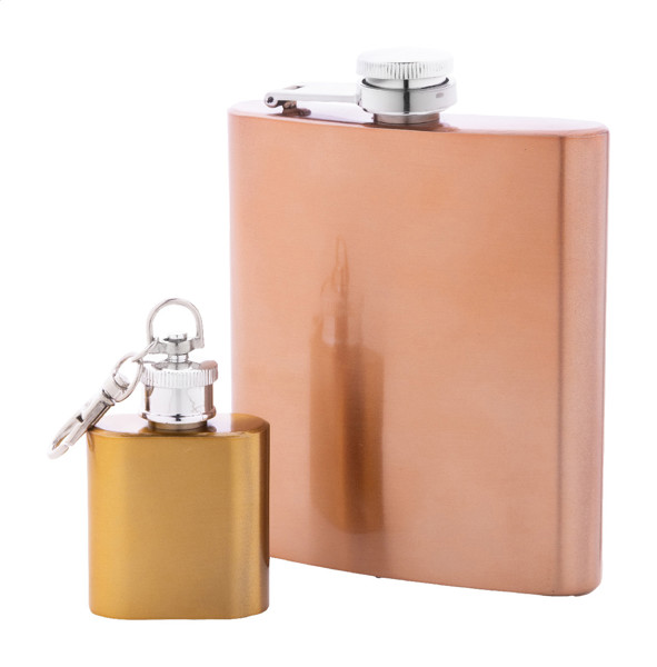 Rss Hip Flask Battuta - Rose