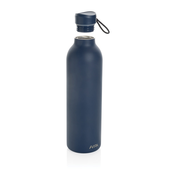Bouteille isotherme 1L Avira Avior en acier recyclé RCS - Bleu Marine
