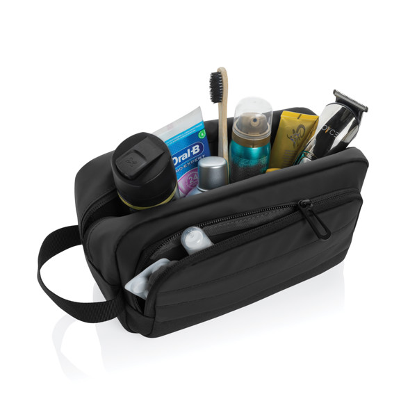 Trousse de toilette en rPET AWARE™ Armond - Noir