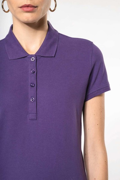 Ženska polo majica kratkih rukava od pikea - Light Royal Plava / 3XL