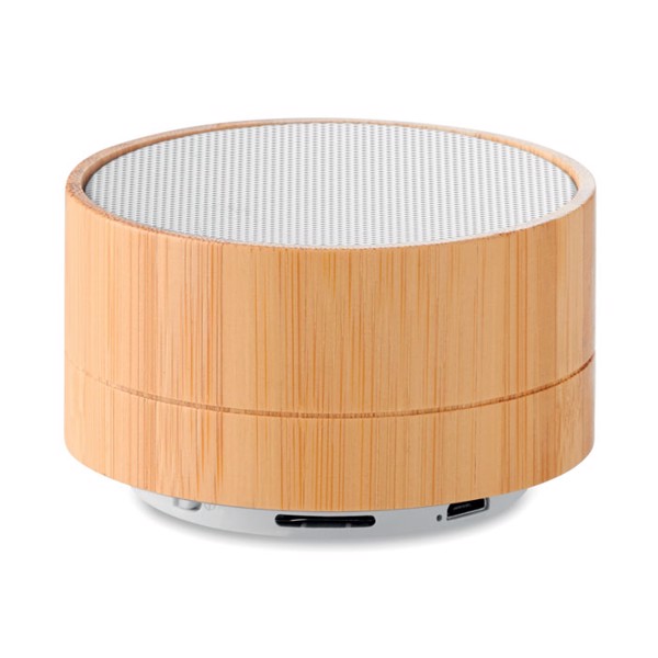 Sound Bamboo brezžični zvočnik, 3W izhod, 450mAh - Bela