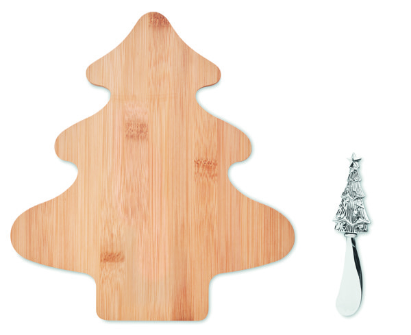 Cheese board set in bamboo Treechesse