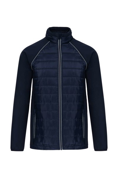 Unisex Dual-Fabric Daytoday Jacket - Navy / Silver / M