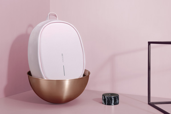 Elle Fashion, Anti-theft backpack - Pink