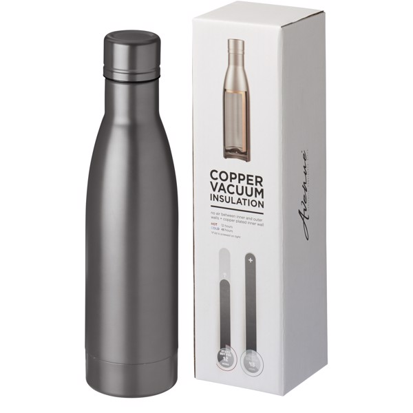 Vakuumsko izolirana športna steklenička Vasa 500 ml - Titan