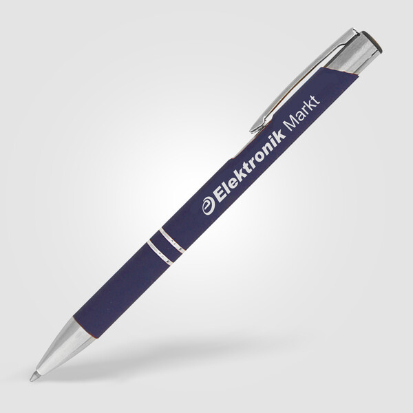 Stylo Crosby Métal - Bleu / Jet d’encre 4 couleurs