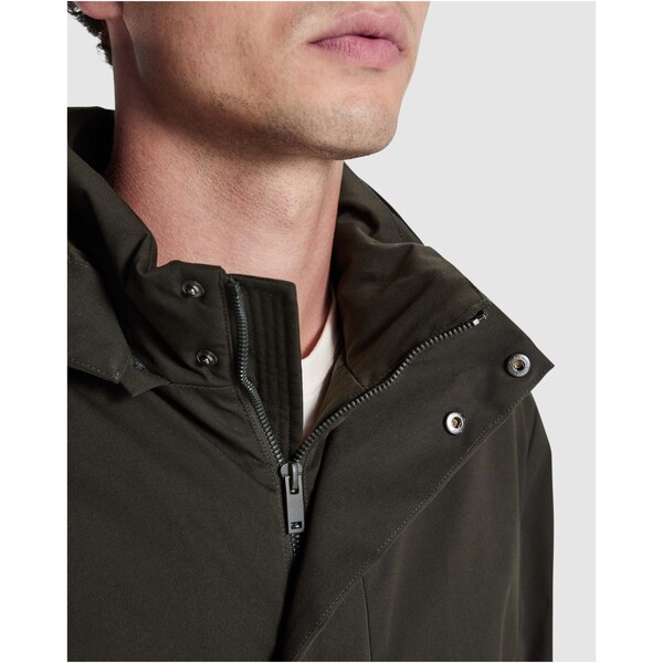 Dome - kurtka typu parka, ocieplana, unisex - Zielony dymny / L