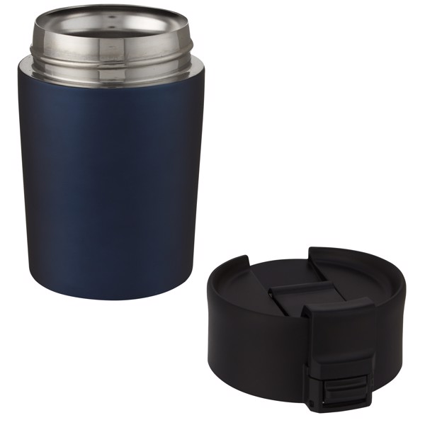 Gobelet avec isolation par le vide et couche de cuivre Jetta 180 ml - Bleu