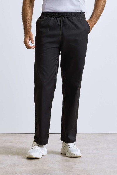 'Essential' Chef's Trousers - Black / White Check / M