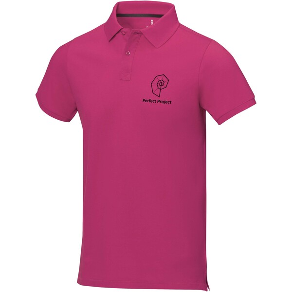 Polo de manga curta para homem de 200 g/m² Calgary - Magenta / S