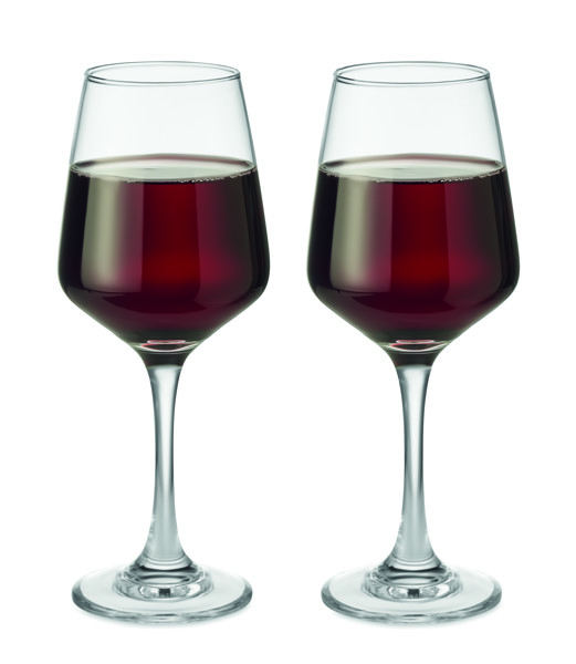 Ensemble de 2 verres à vin Cheers