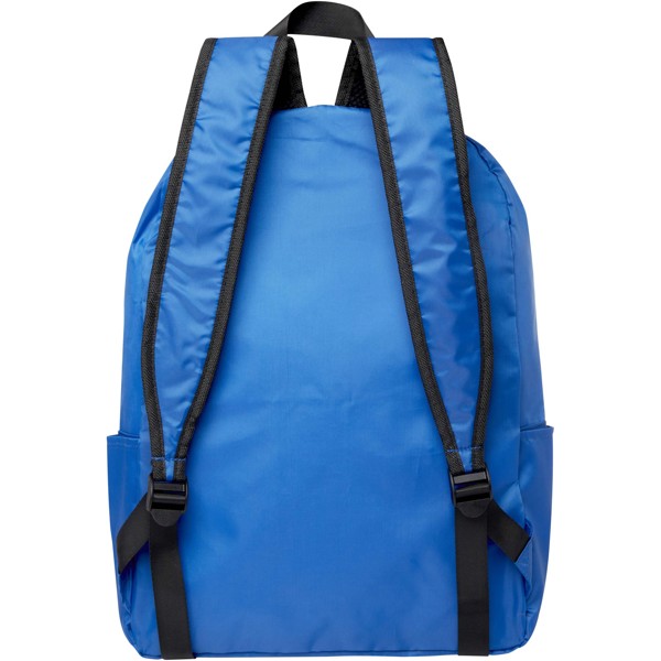 Sac à dos pliable EcoFold de 15 L en RPET - Bleu royal