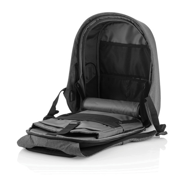 Bobby Hero XL, Anti-theft backpack - Grey / Grey