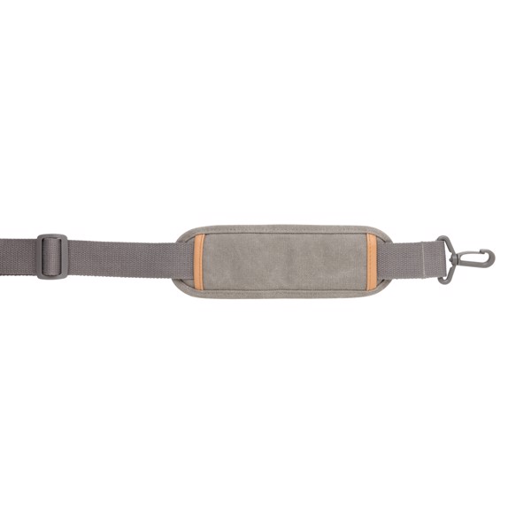 Xd Collection canvas weekend bag 460x220x265 mm - Grey