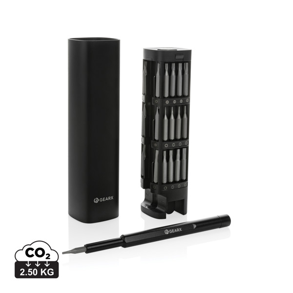 Gear X RCS reciklirani aluminij precizni set odvijača, 46 dijelova