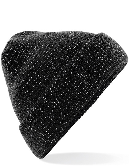 Reflective Beanie - Black / One Size