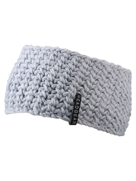 Crocheted Headband - Silver