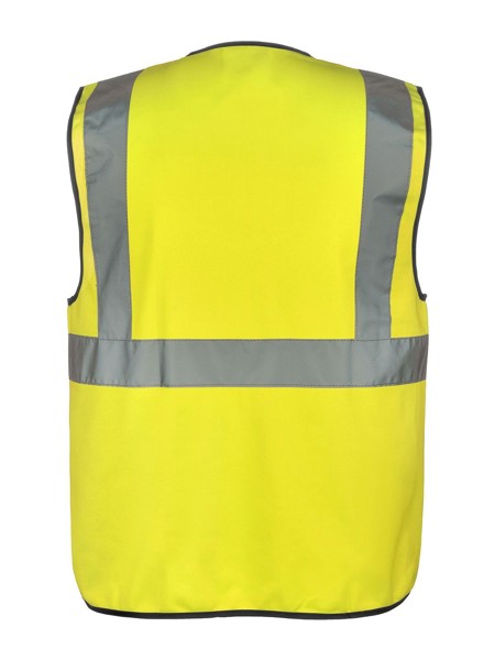 Multi Functional Vest 'Berlin' - Paramedic Green / Yellow / S