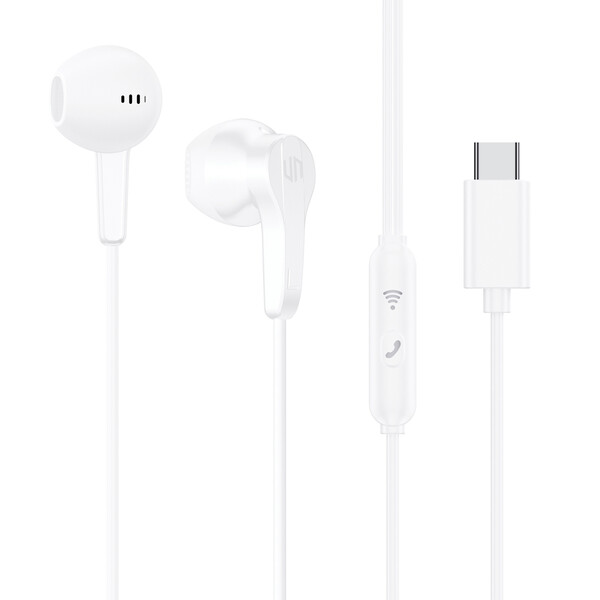 Urban Vitamin Hartford RCS wired earbuds - White