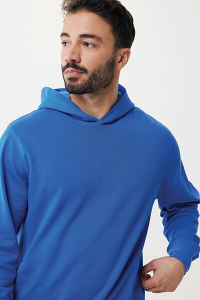 Sweat à capuche avec poches latérales Iqoniq Yengo - Bleu Royal / XL
