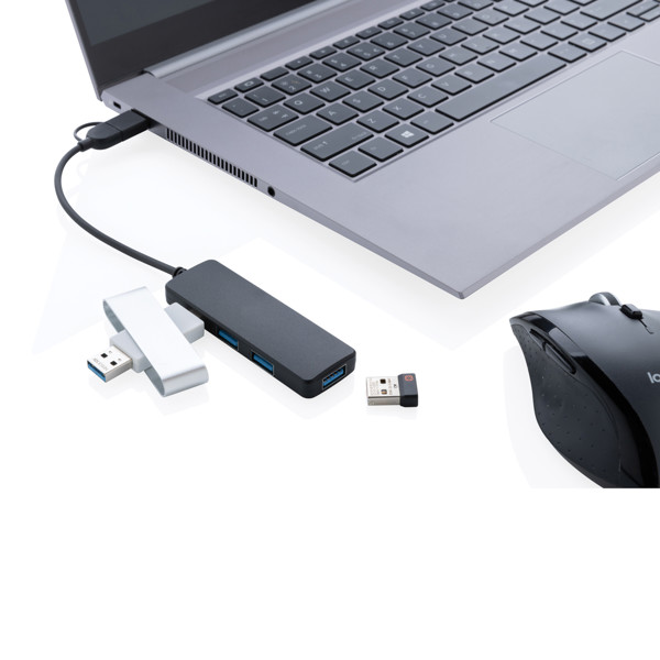 RCS USB hub s dvostrukim ulazom od reciklirane plastike