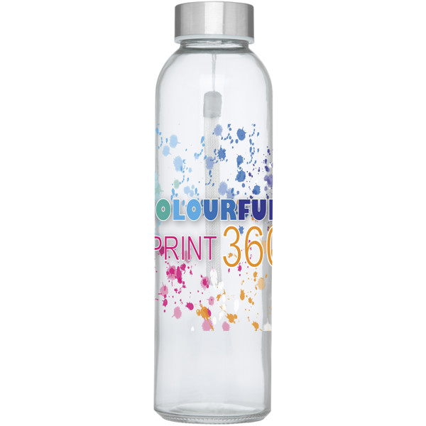 Bodhi 500 ml drikkeflaske af glas - Hvid
