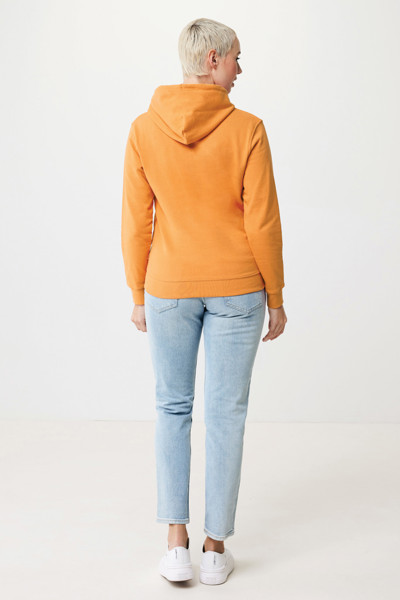 Sweat à capuche en coton recyclé Iqoniq Jasper - Sundial Orange / XS